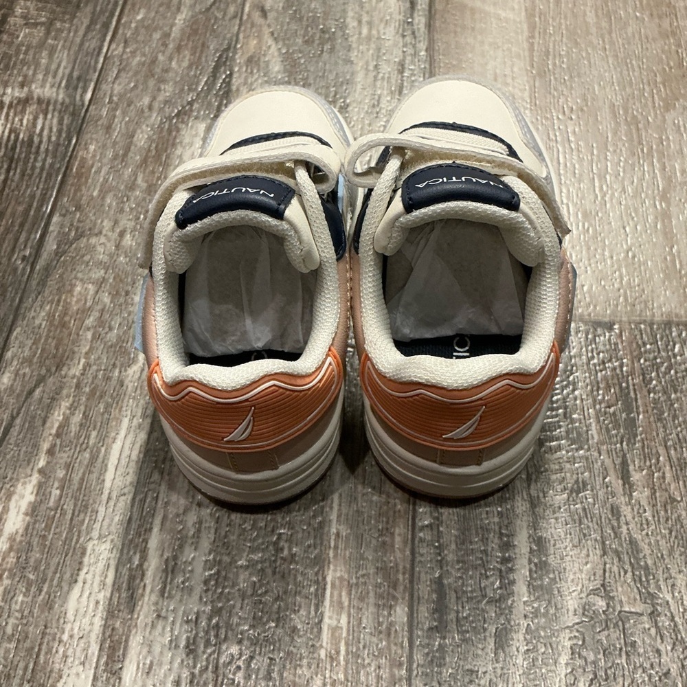 Nautica Kids' Sneakers in White and Blue Size 7 - Picture 6 of 9